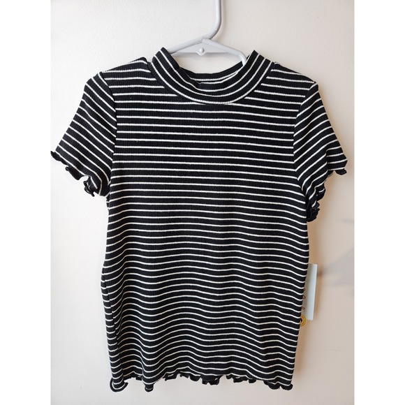 art class Other - Art Class Ribbed Soft Short Sleeve Striped Blk/WhT Short Sleeve Sz Small 6/7